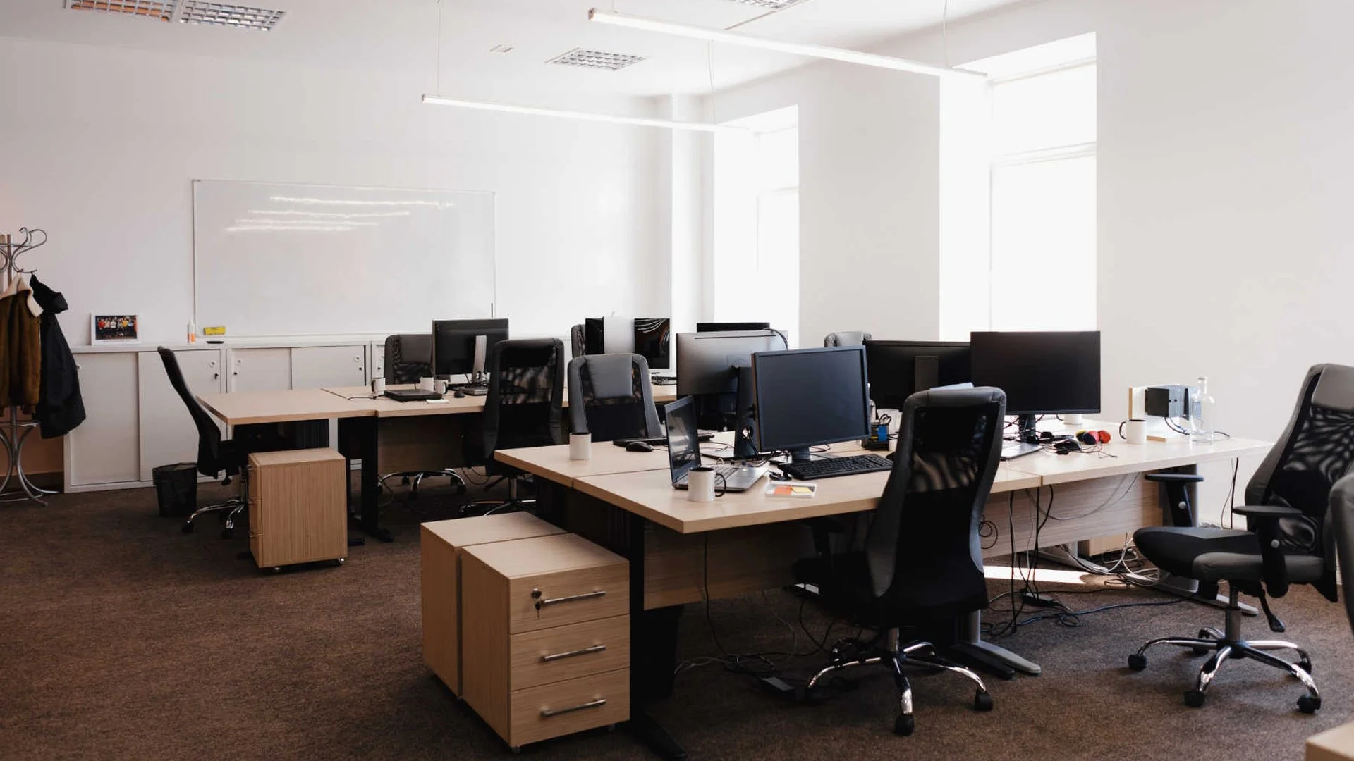 Commercial office space painting project