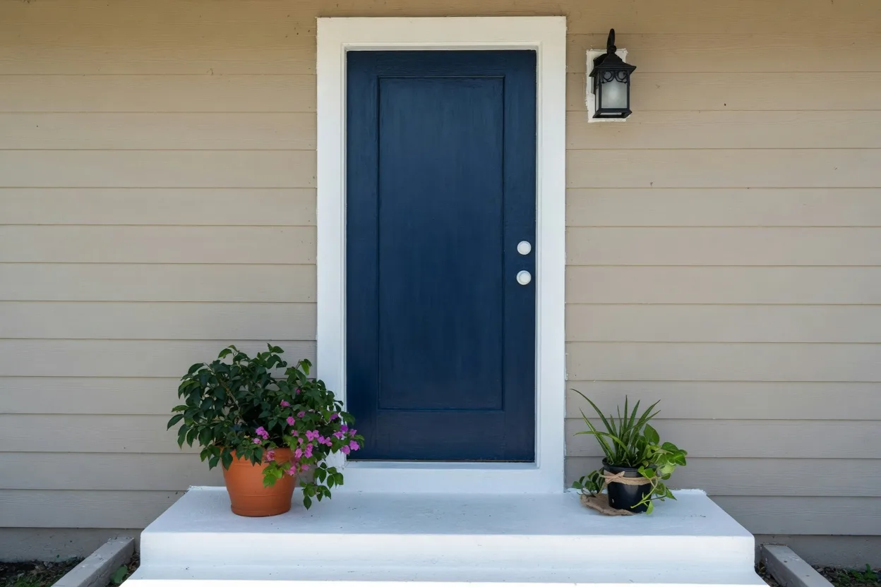 Door painting in Town n Country, front view