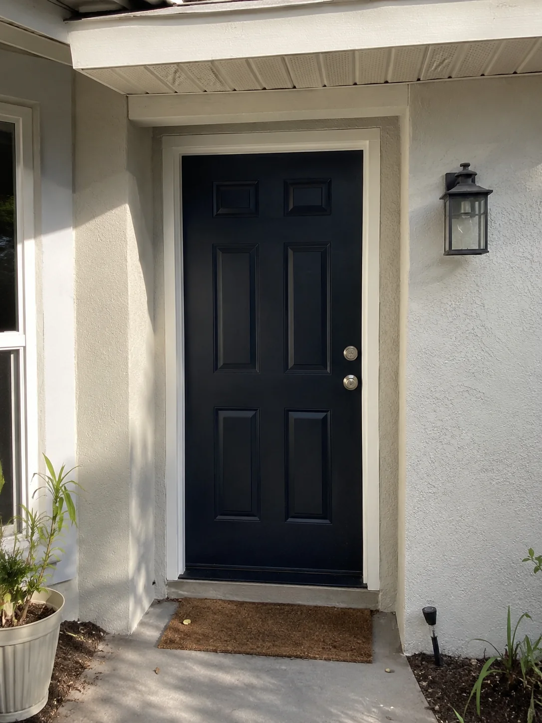 Exterior door repaint in Tampa Bay