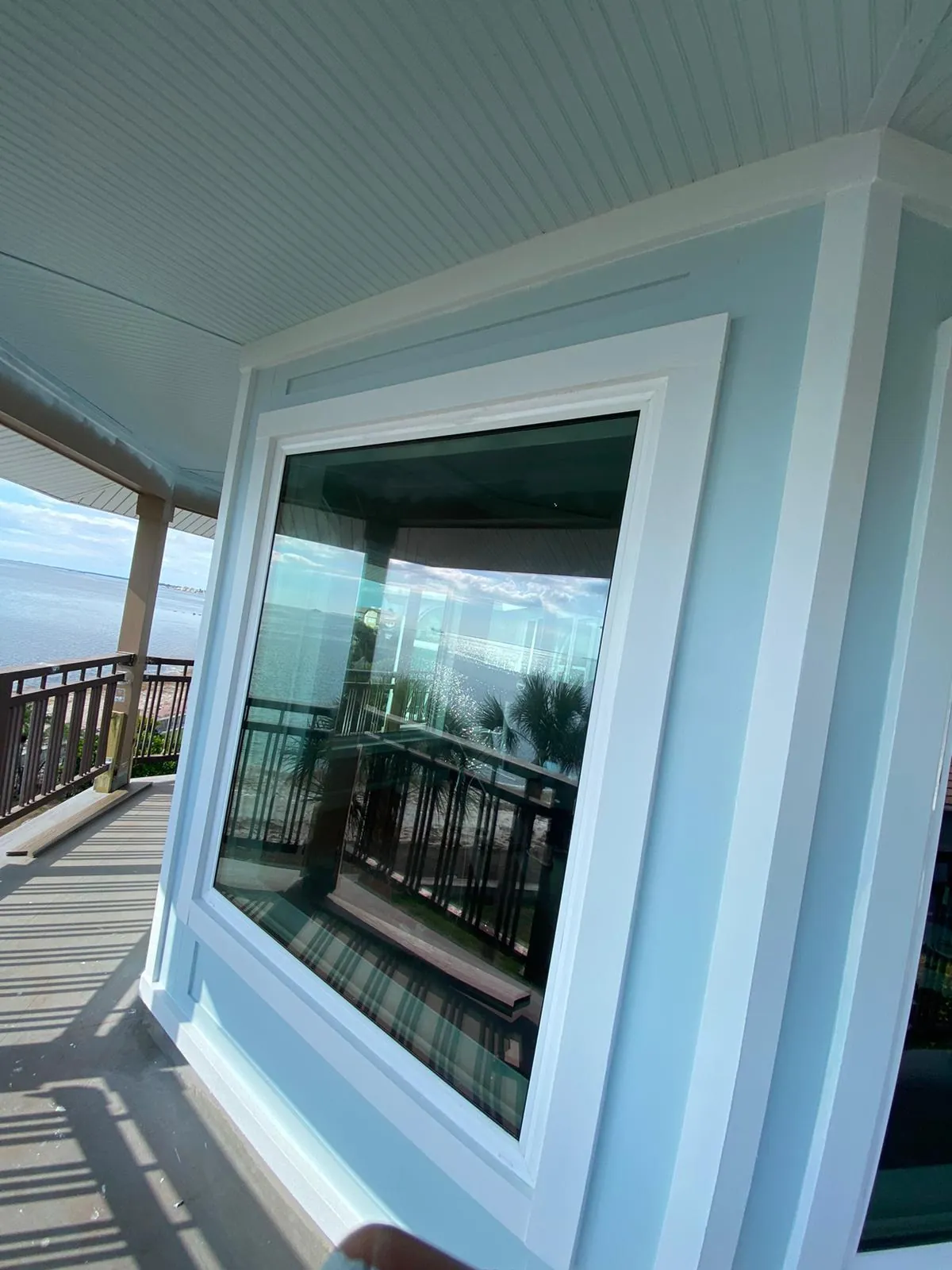 Pool area and patio exterior painting