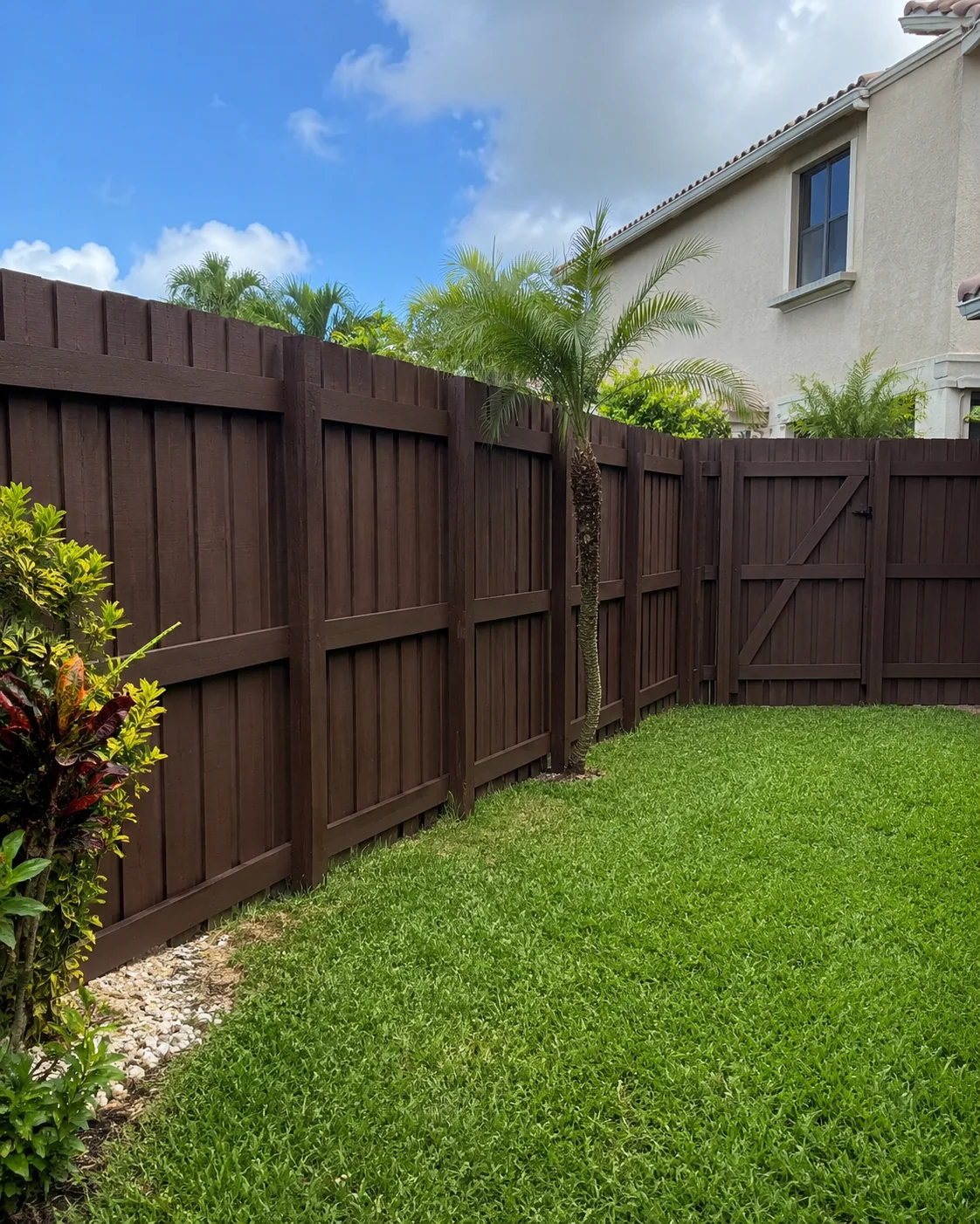 Fence Staining in Tampa in Tampa Bay